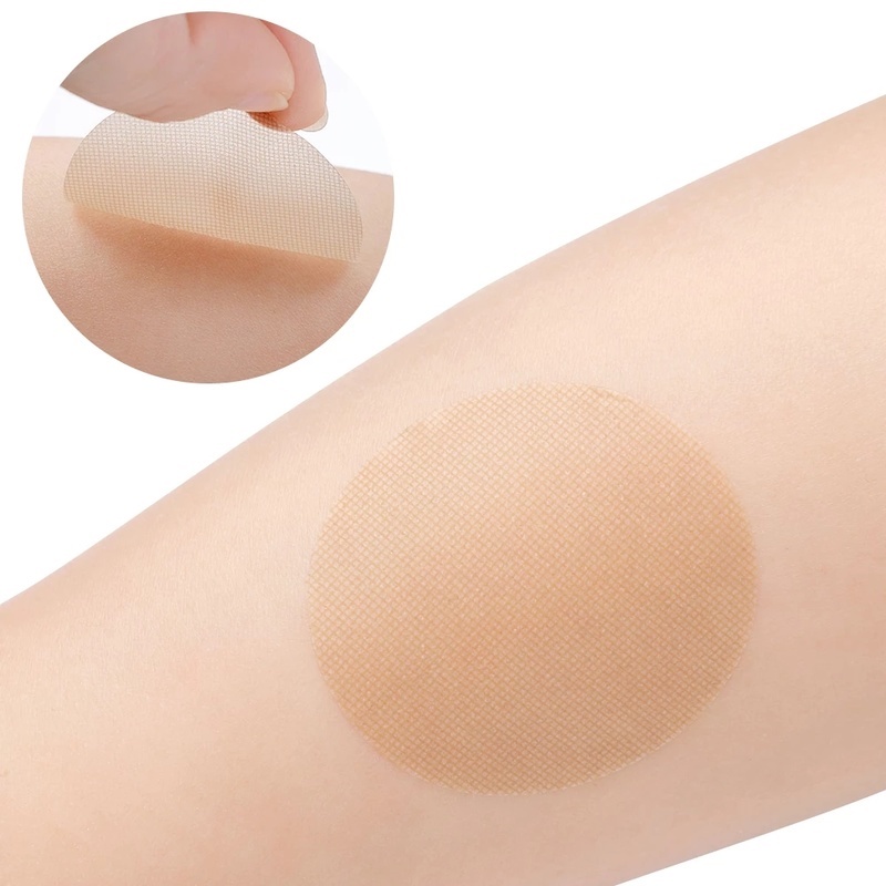 1 Cặp Miếng Dán Ngực Mỏng Vô Hình Chống Bong Tróc Dùng 1 Lần Chất Lượng Cao Cho Nam Sử Dụng Khi Chạy Bộ/Chơi Thể Thao