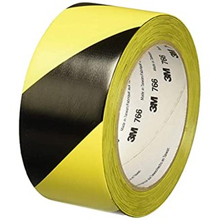 Băng keo dán nền 3m sọc vàng đen 766