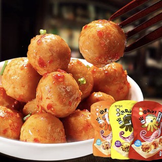 Bạch tuộc viên tẩm vị cay cay gói to 90g - đồ ăn vặt ngon ngon