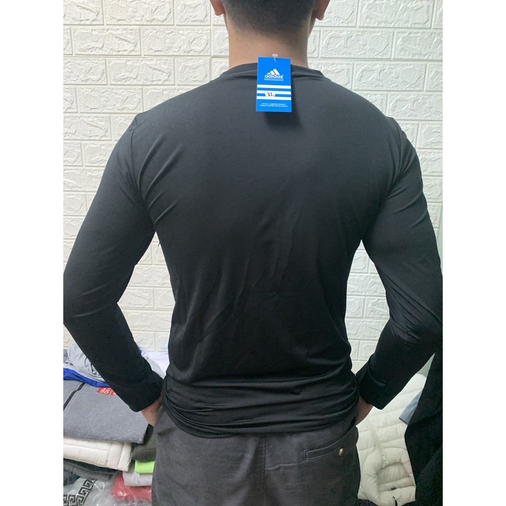 Áo Giữ Nhiệt Nam Thể Thao, Dài Tay Nam, Dáng Body Bóng Đá Co Dãn 4 Chiều (ảnh Thật) | BigBuy360 - bigbuy360.vn