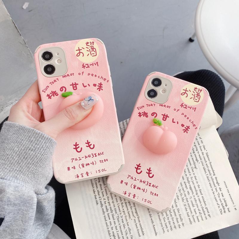 Ốp Điện Thoại Da Lộn In Hình Quả Đào Cho Oppoa9X A8R11S | BigBuy360 - bigbuy360.vn