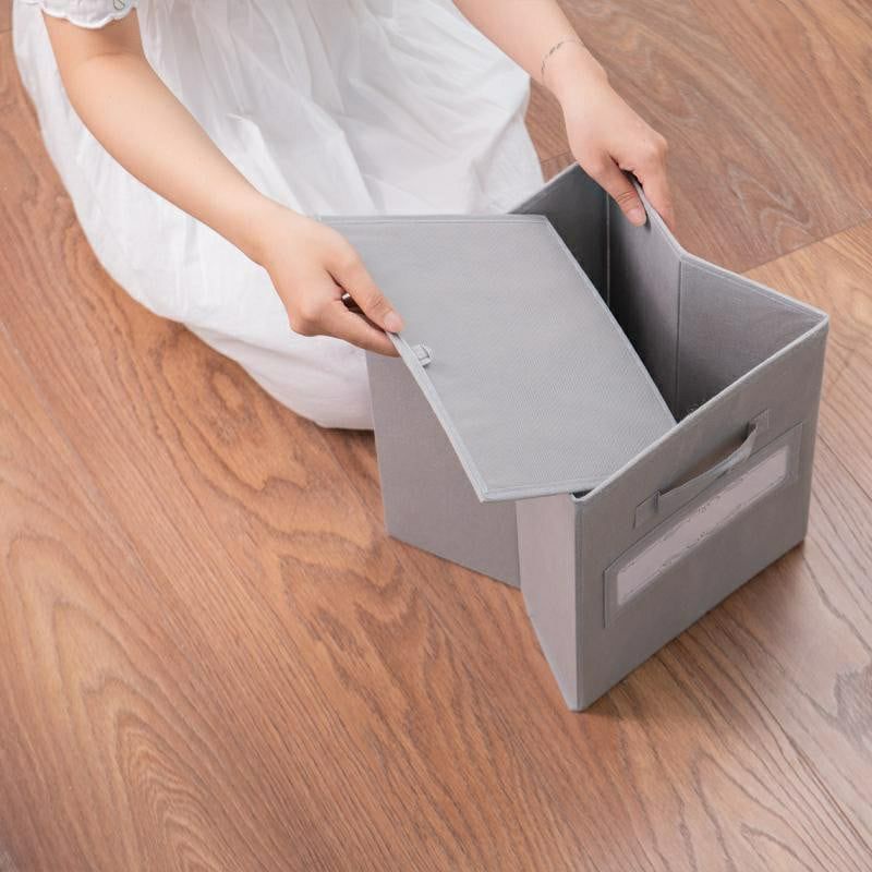 Hộp Vải Kệ Tổ Ong - Hộp Đựng Đồ Đa Năng Cho Kệ Sách Nhiều Tầng Chống Ẩm Mốc Có Thể Gấp Gọn