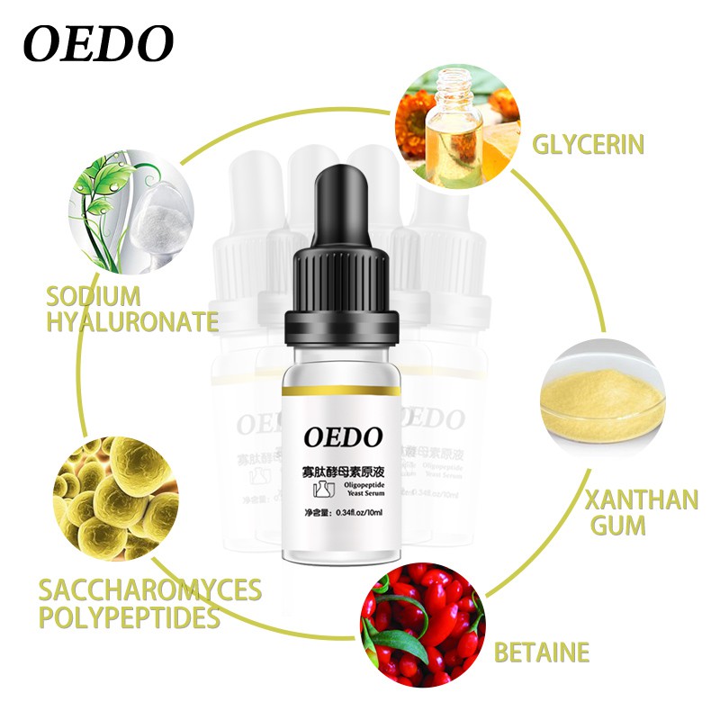 Oligopeptide Yeast Serum OEDO Chống Nhăn Mặt Dưỡng Ẩm Dưỡng Ẩm Sửa Chữa Làm Trắng Da Chăm Sóc Da 10ml