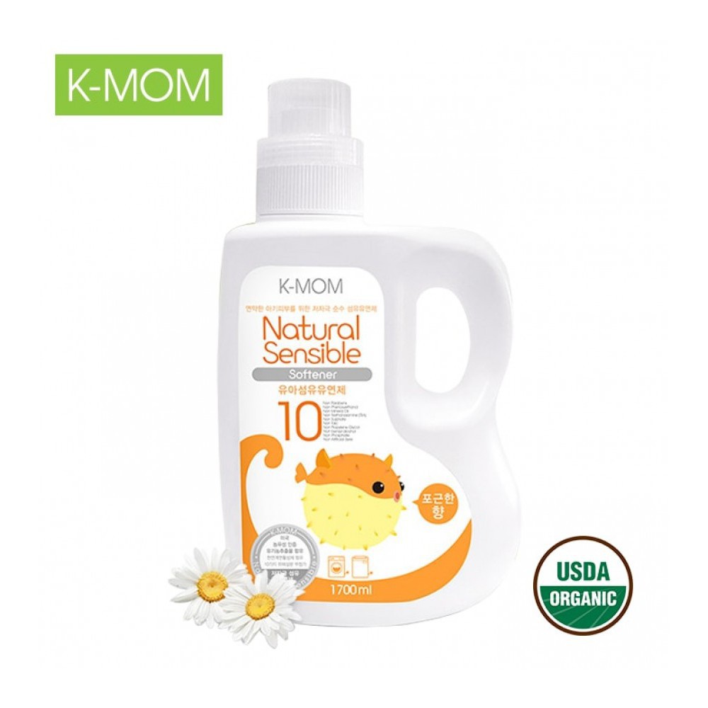 Nước xả vải sơ sinh hữu cơ (organic) Kmom-Hàn Quốc