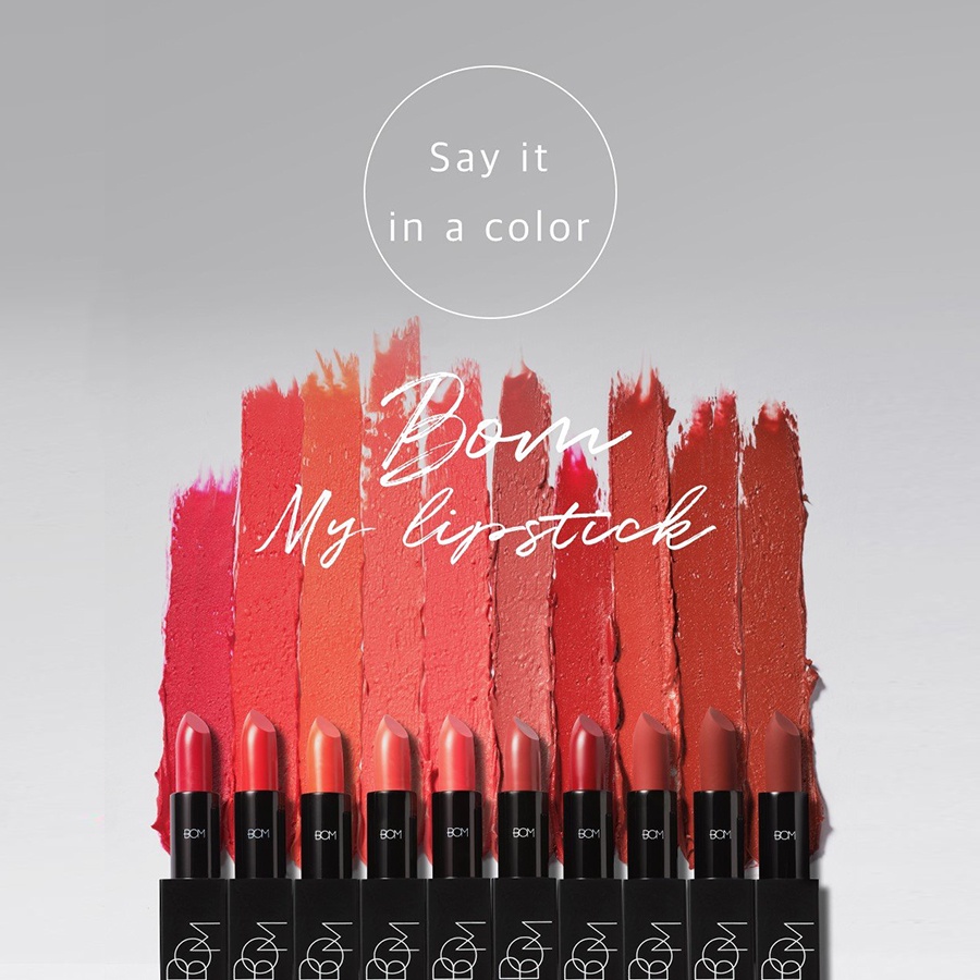 Son Thỏi Lì Siêu Mịn BOM My Lipstick 3.5g