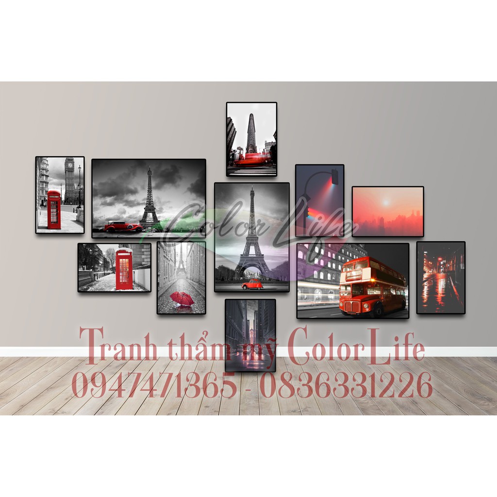 Bộ Khung Tranh Ảnh Treo Dán Tường Đẹp Decor Trang Trí Phòng Khách - Phòng Ngủ -Nhà Cửa- KA2 ÁNH DƯƠNG