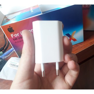 Cóc Sạc Iphone X Zin Cao Cấp Có Hộp Sạc Cực Nhanh và Bền