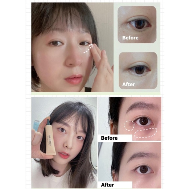 Kem dưỡng mắt che quầng thâm SHAISHAISHAI BANANA CONCEAL EYE CREAM