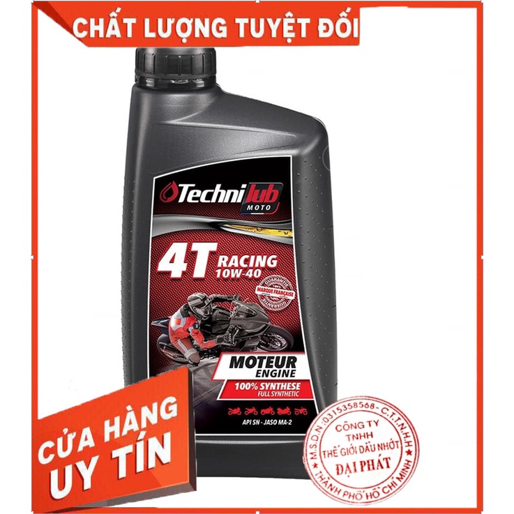 Dầu nhớt nhập khẩu  Technilub 10w40 racing  Sythese full Sythetic