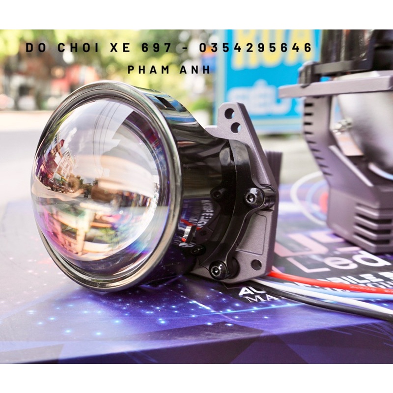 [Giá 1 quả] Bi cầu KUS 22 70W 6+3 có trợ pha. Nhiệt màu 6000K 12V BH 24 tháng