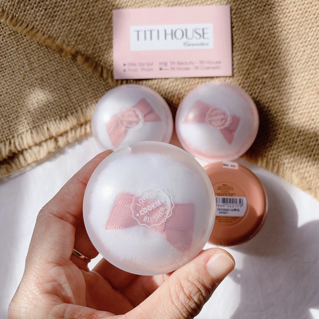 Phấn má hồng E..tude House LOVELY COOKIE BLUSHER (kèm bông phấn) | BigBuy360 - bigbuy360.vn