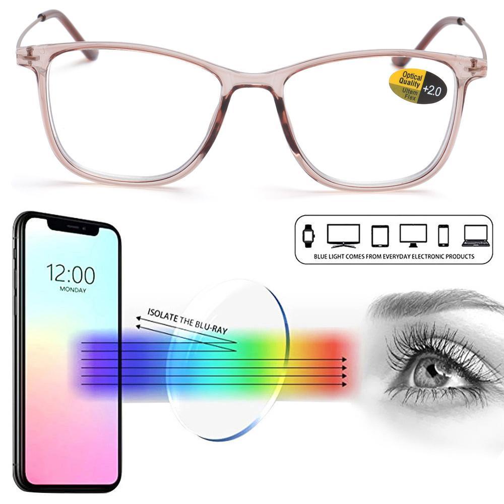 EUTUS Kính Đọc Sách Gọng Siêu Nhẹ Phong Cách Vintage Thanh Lịch