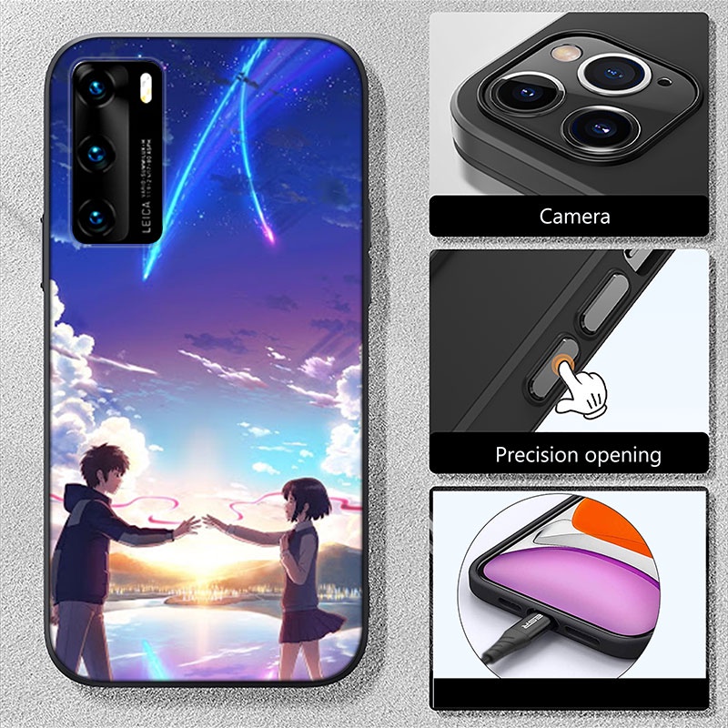 Ốp Điện Thoại Dẻo In Hình Anime Your Name Cho Samsung Galaxy Note 9 A82 A70 A50S A50 A40S A30S A30 A20S A20 A12 Ir110