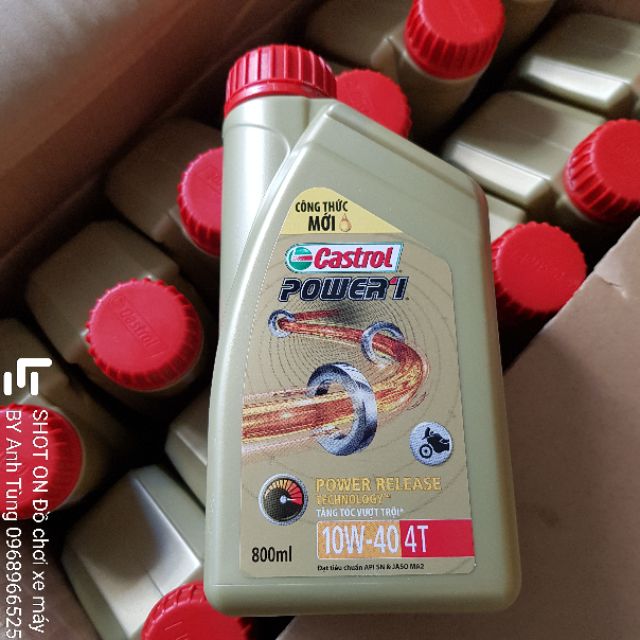 Dầu nhớt xe máy Castrol Power 1 10w40