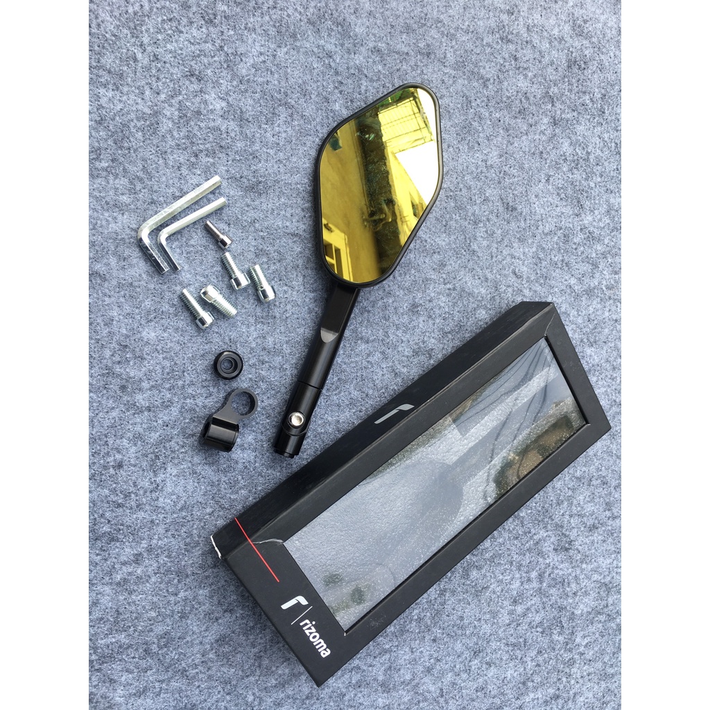 Gương 5 Cạnh Rizoma Hàng Đẹp Full Hộp Gắn Các Dòng Xe Máy ( Giá 1 cái )