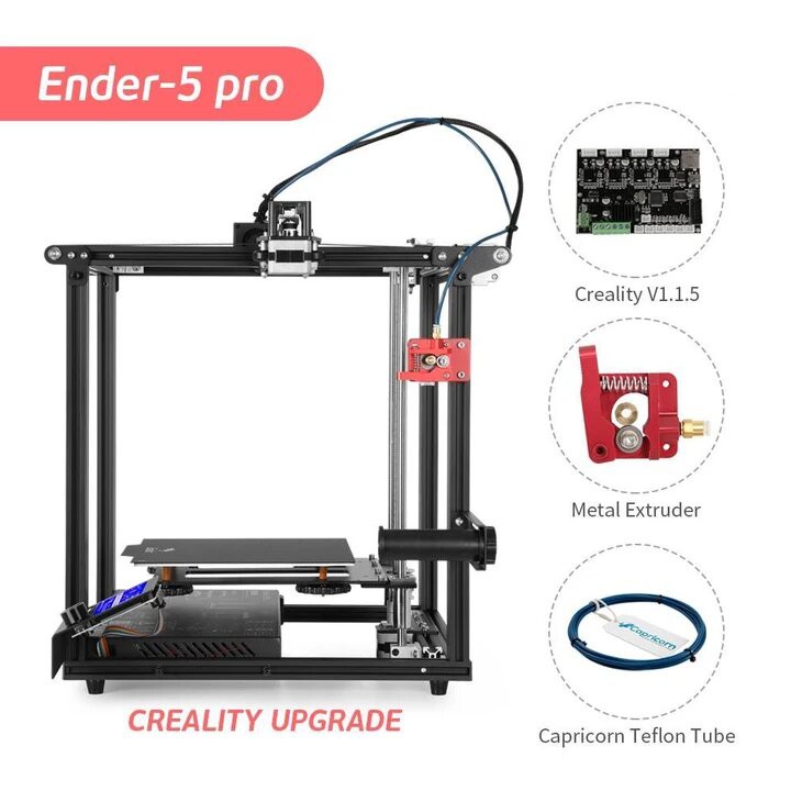 Máy in 3d Ender 5 Pro khổ in 220*220*300mm | BigBuy360 - bigbuy360.vn