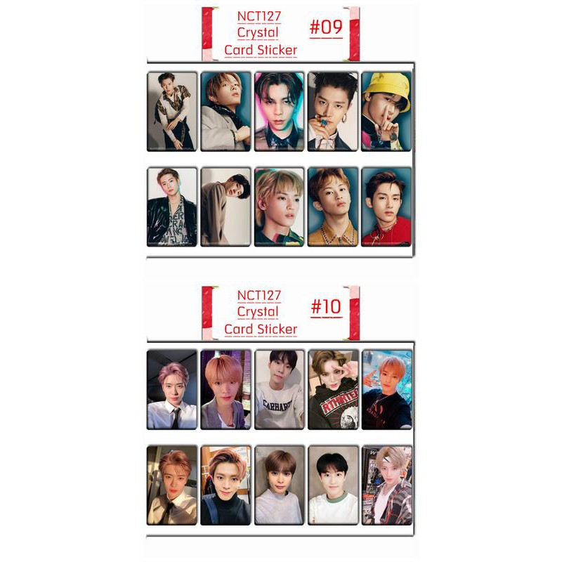 Bộ 10 Thẻ Ảnh Nhóm Nhạc Kpop Nct127