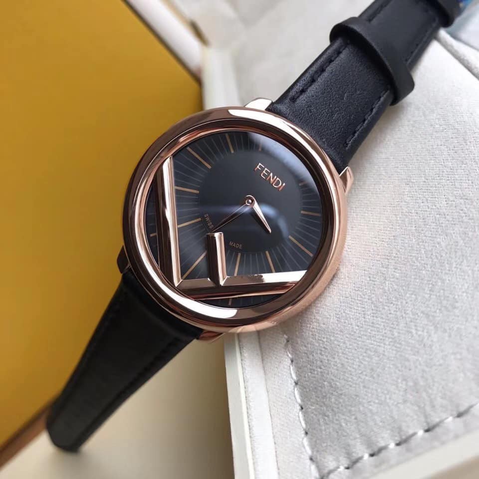 Đồng hồ nữ FENDI RUN AWAY WATCH WITH F IS FENDI LOGO Case 36mm. 3ATM.
