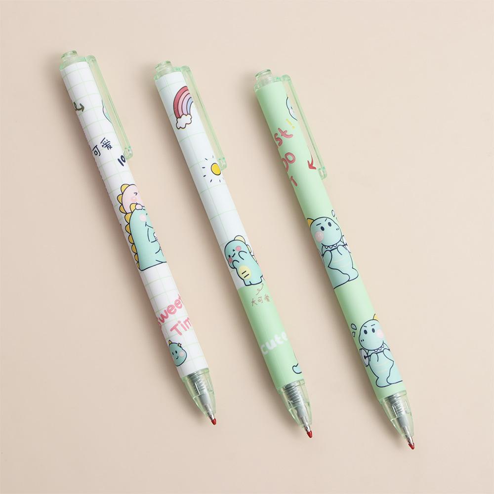 Bút Mực Gel Ngòi 0.5mm Hình Khủng Long Đáng Yêu