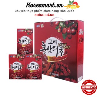 Nước hồng sâm táo đỏ hộp 30 gói x 70ml