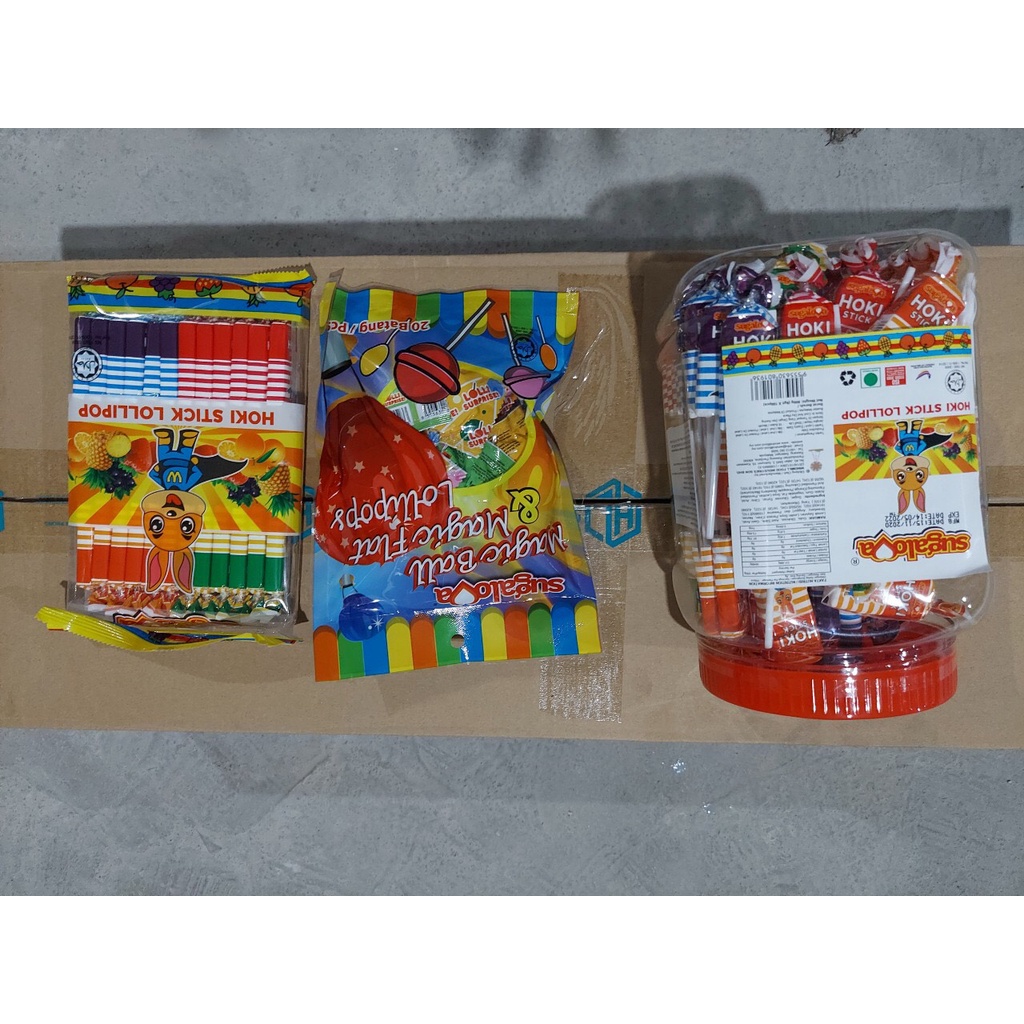 KẸO MÚT HOKI Stick Lollipop Nhập  khẩu Malaysia