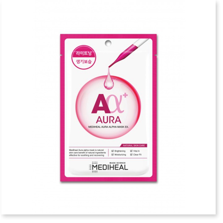 [Mã giảm giá shop] Mặt Nạ Mediheal Aura Alpha Trắng Sáng Mediheal Aura Alpha Mask EX 23ml