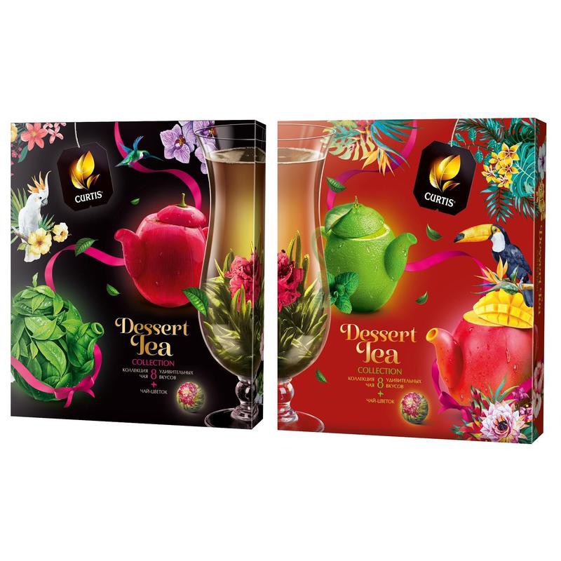 Hộp quà - Hộp trà Curtis Blooming Tea 8 vị 40 gói