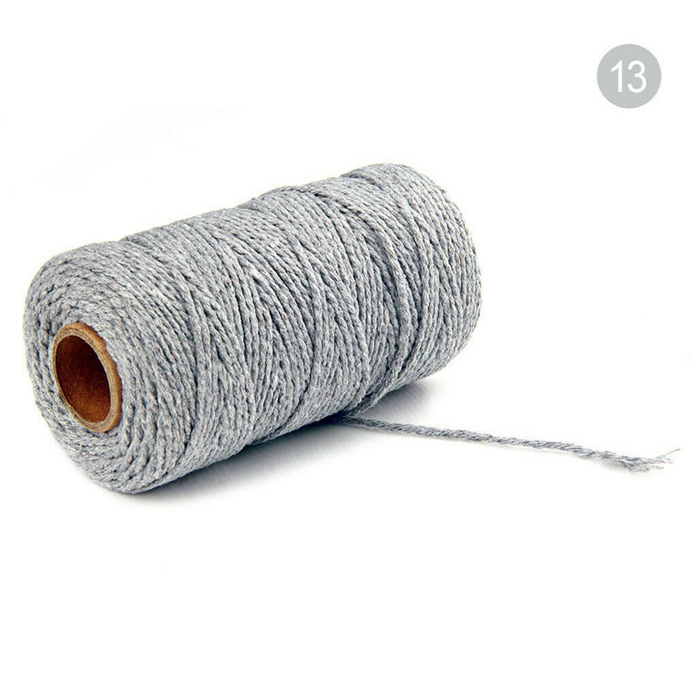 Cuộn Dây Cotton 100m Dài 100 Yard Nhiều Màu Sắc Kích Thước 2mm