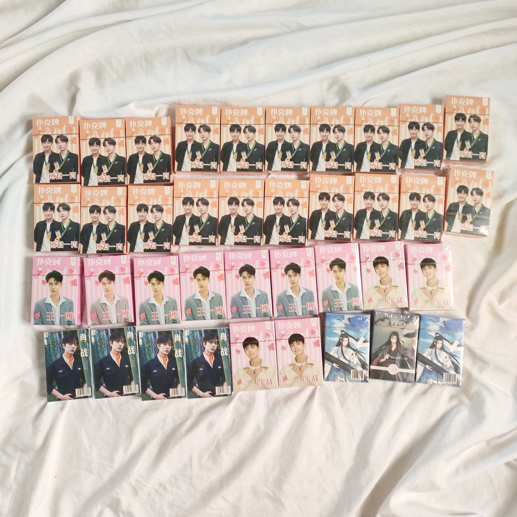 BỘ BÀI IN HÌNH TIÊU CHIẾN, VƯƠNG NHẤT BÁC TRẦN TÌNH LỆNH - BỘ BÀI IN HÌNH BÁC QUÂN NHẤT TIÊU BJYX