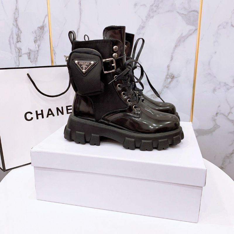 Giày bốt boots prada chất lừ đẹp xuất sắc | Shopee Việt Nam