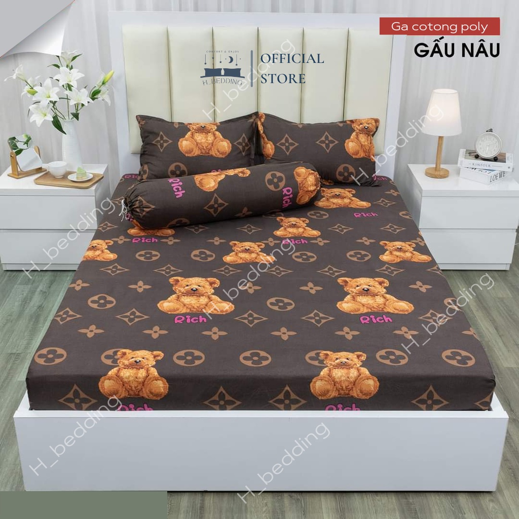 Ga trải giường cotton poly 1m6,1m8,drap giường hàn quốc,được chọn mẫu | BigBuy360 - bigbuy360.vn