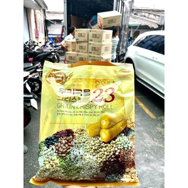 Bánh ngũ cốc phomai 23 loại hạt Hàn Quốc gói 500g cho ng lớn và trẻ em.