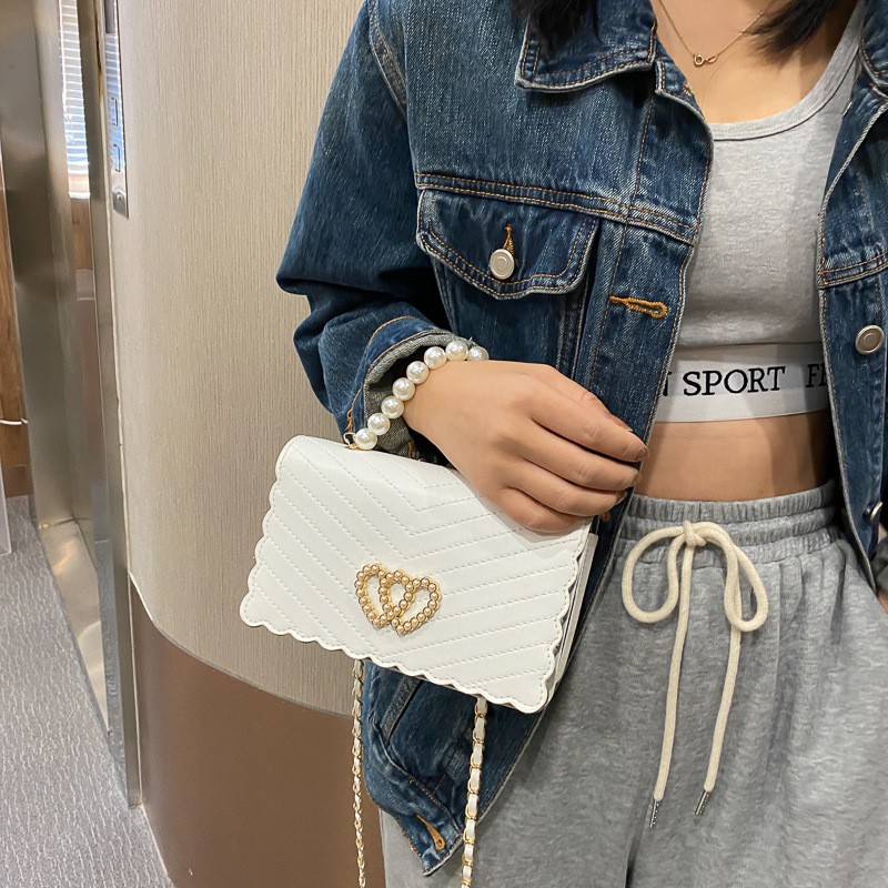 Túi Xách Nữ trái tim đôi Thời Trang Châu Âu 2020