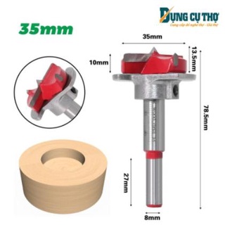 Mũi khoan bản lề bật 35mm