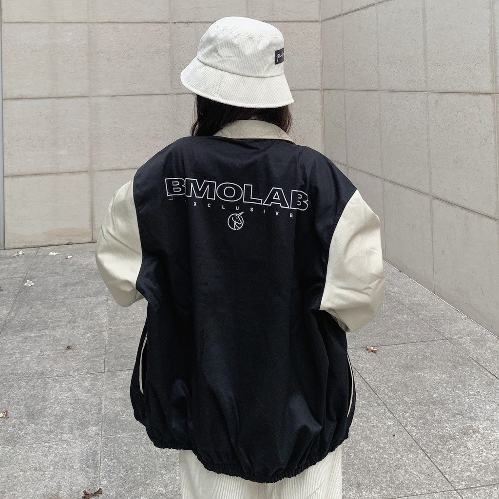 [SỈ RẺ HƠN IB] Áo Khoác Dù 2 Lớp BMO Tay Phối Chất Dày 2 Lớp Kiểu Dáng Unisex Nam Nữ Ulzzang