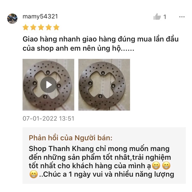 Dĩa thắng sau Exciter 135 Thanh Khang 006000482