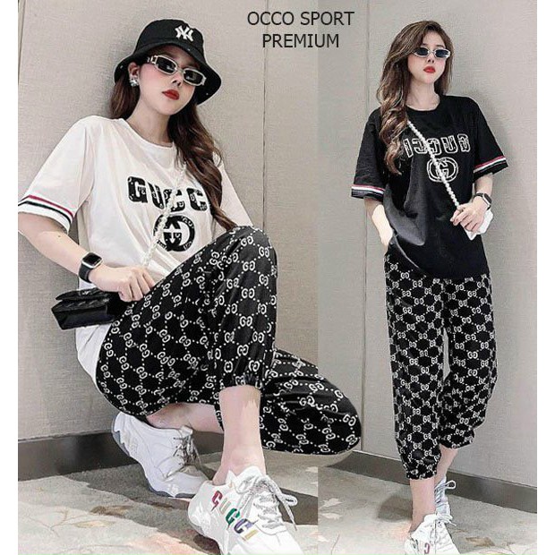BỘ THỂ THAO FORM RỘNG COTTON CAO CẤP PHỐI QUẦN HOẠ TIẾT 3D TT0190 [HÀNG XUẤT NHẬT-HÀN QUỐC]