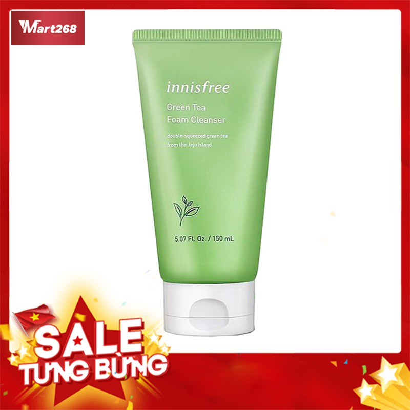 SỮA RỬA MẶT TRÀ XANH Innisfree Green Tea Cleansing Foam 80ML + 150ML | BigBuy360 - bigbuy360.vn