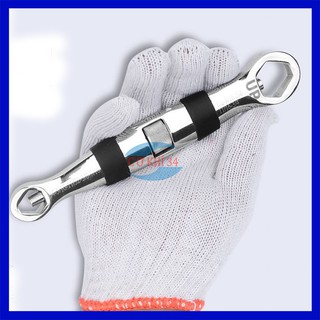 Cờ lê 2 đầu tròng đa năng 7-19mm