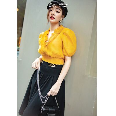 Chân váy ly bung tag cạp CCHAT | BigBuy360 - bigbuy360.vn