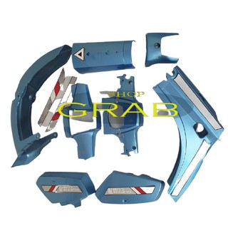 Dàn nhựa áo Màu Xanh Ngọc cho xe CUB 82 [TẶNG TEM DÀN ÁO]