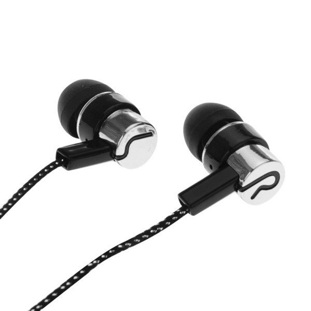 Tai nghe trong tai, headphone 3.5 mm âm cực trầm, thể thao. Earbud kim loại ₃ < `