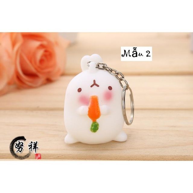 Móc khóa thỏ molang cực yêu!