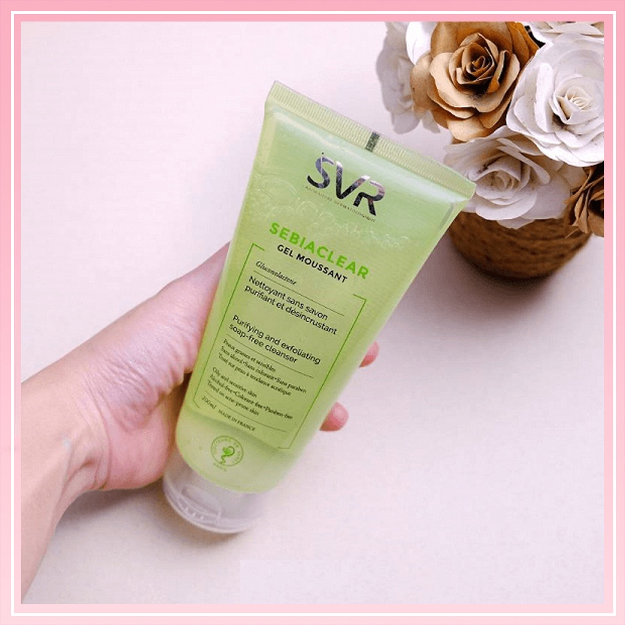 Sữa Rửa Mặt SVR Sebiaclear Gel Moussant - Dành Cho Da Dầu Mụn & Da Nhạy Cảm
