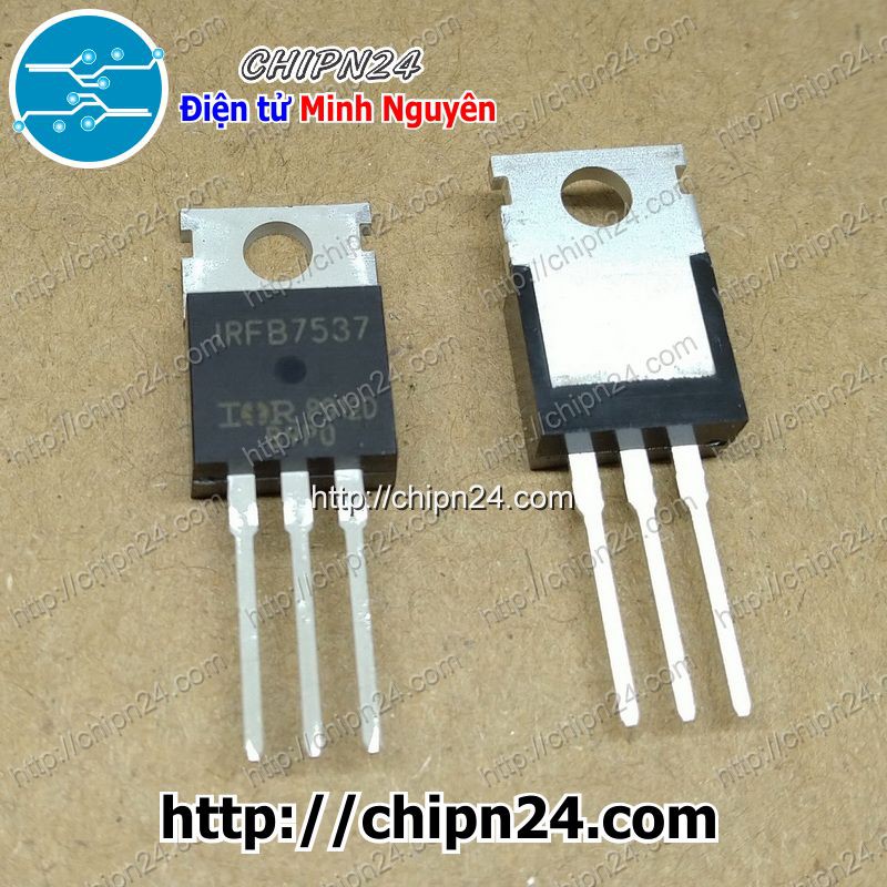 [1 CON] MOSFET IRFB7537 TO-220 173A 60V Kênh N (IRFB7537PBF FB7537 7537)