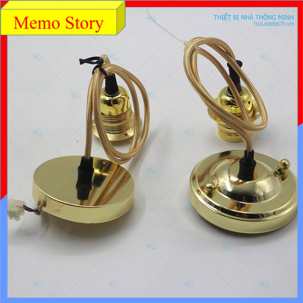 Đui đèn thả trần inox E27 HT488
