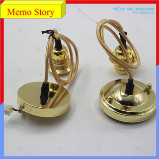 Đui đèn thả trần inox E27 HT488