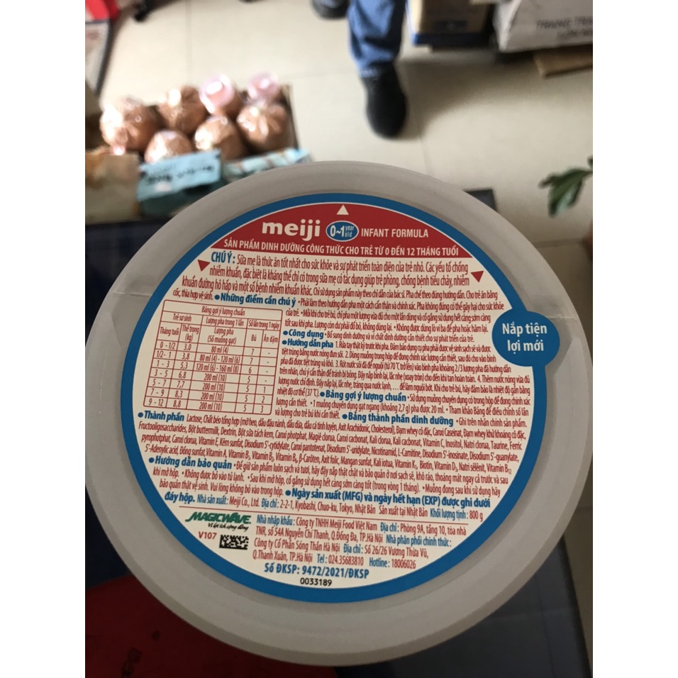 SỮA MEIJI 0/3, 800G VÀ meiji thanh 400G, 3-10 tuổi xé đai