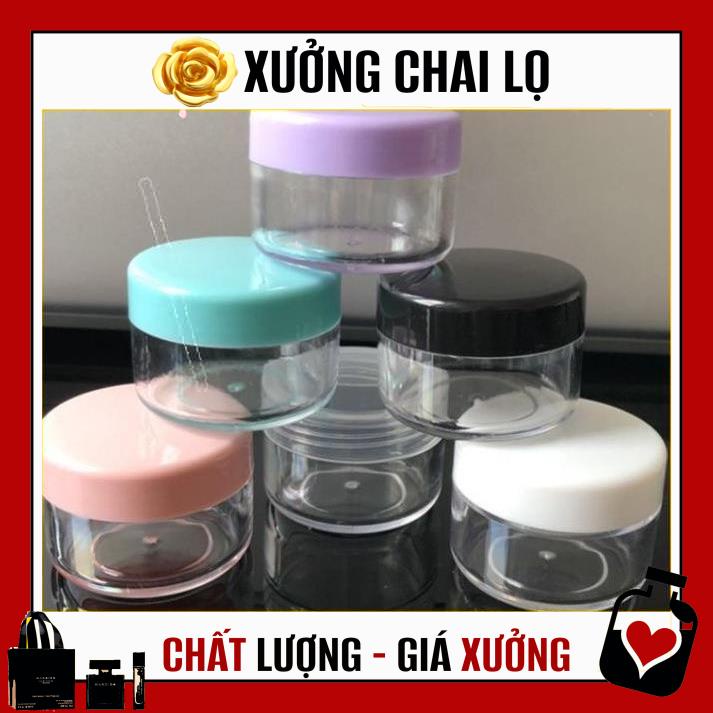 [TOP GIÁ RẺ] Hũ nhựa tròn đựng kem 20g chiết mỹ phẩm ,Xưởng Chai Lọ