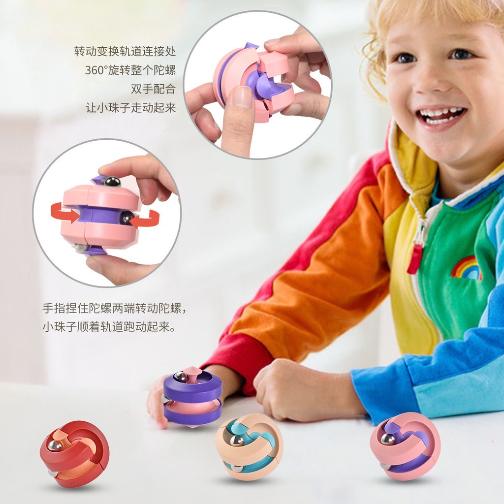 Con Quay Đồ Chơi Fidget Spinner BằNg NhựA, GiúP GiảM Stress